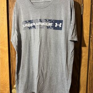 Under Armour Gray and Blue Men's Shirt